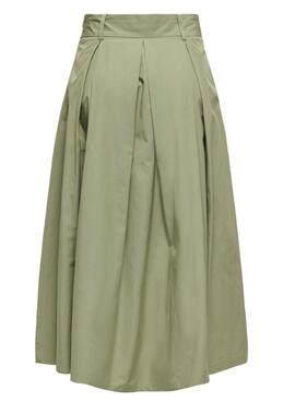 Falda Only Lucinda verde para mujer