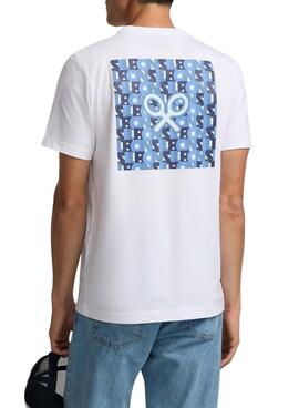 Camiseta Silbon Lettering blanco para hombre