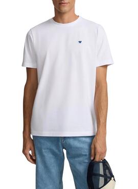 Camiseta Silbon Lettering blanco para hombre