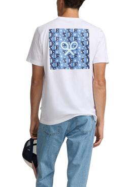 Camiseta Silbon Lettering blanco para hombre