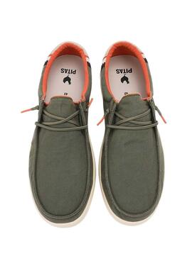 Zapatos Walkin Pitas Canna verde para hombre