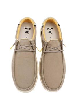 Zapatos Walkin Pitas Canna taupe para hombre