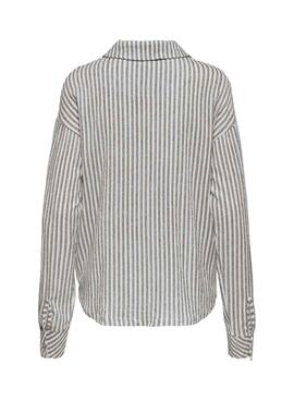 Camisa Only Lottie tostadopara mujer