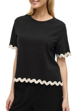 Top Vila Calisa negro para mujer