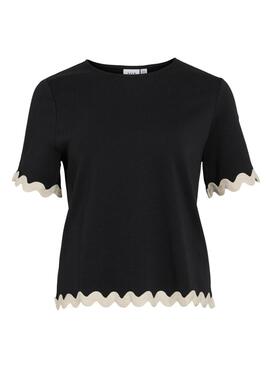Top Vila Calisa negro para mujer