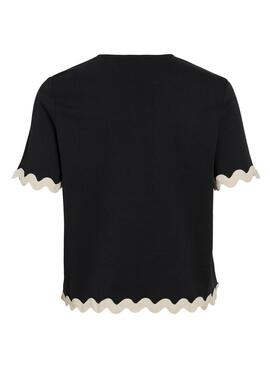 Top Vila Calisa negro para mujer