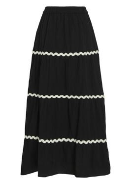 Falda Vila Manda negro para mujer