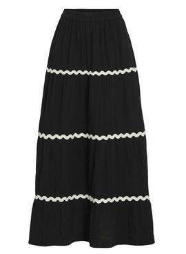 Falda Vila Manda negro para mujer