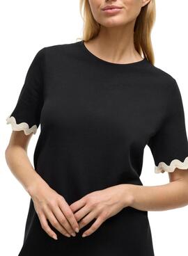 Vestido Vila Calisa negro para mujer
