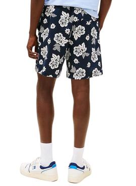 Bermudas Tommy Jeans Slub estampado floral para hombre