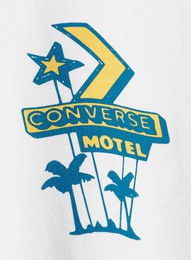 Camiseta Converse Motel blanco para hombre