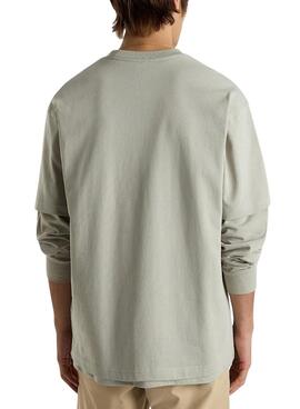 Camiseta Vans Salton Loose gris para hombre
