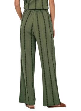 Pantalón Only Liana verde para mujer