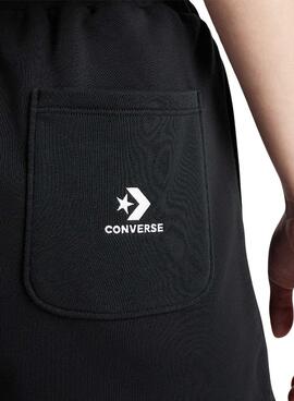Shorts Converse Star Chevron negro para mujer