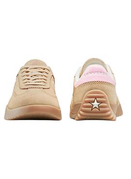 Zapatillas Converse Run Star Trainer Suede camel para mujer
