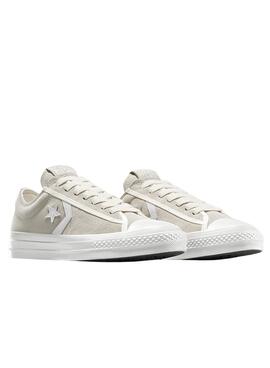 Zapatillas Converse Star Player 76 Suede beige para hombre
