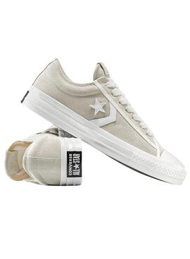 Zapatillas Converse Star Player 76 Suede beige para hombre
