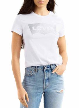 Camiseta Levis Perfect Holiday Blanco Mujer