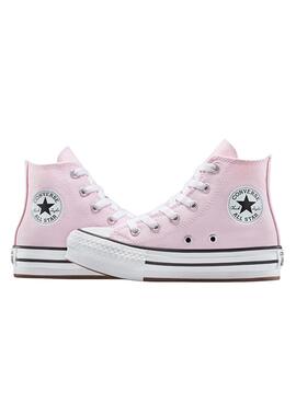 Zapatillas Converse Chuck Taylor All Star Lift Platform rosa para niña y niño