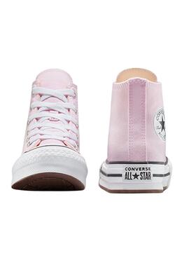Zapatillas Converse Chuck Taylor All Star Lift Platform rosa para niña y niño