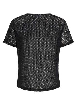 Camiseta Vila Mine negro para mujer
