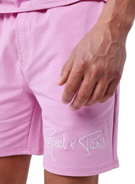 Bermudas Project X Paris Jogging rosa para hombre