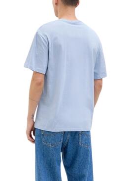 Camiseta Jack and Jones Porto azul para hombre