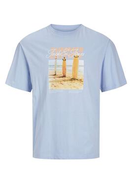 Camiseta Jack and Jones Porto azul para hombre