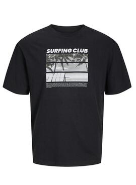 Camiseta Jack and Jones Porto negro para hombre