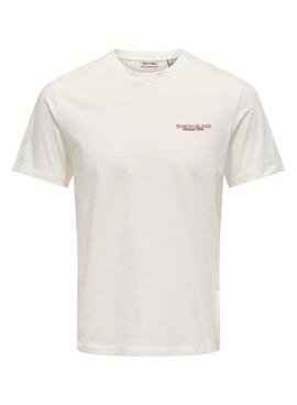 Camiseta Only and Sons Magnus Burgh Island para hombre