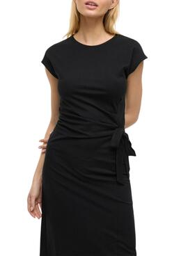Vestido Vila Vipompia negro para mujer