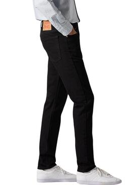 Pantalón vaquero Levis 515 Slim Taper negro para hombre