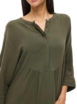 Vestido Vila Vipaliva verde para mujer