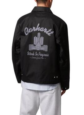 Cazadora Carhartt Racer negro para hombre