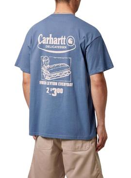 Camiseta Carhartt Catalogue azul para hombre