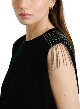 Camiseta Pepe Jeans Vatiana negro para mujer