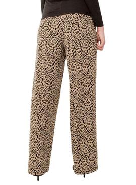 Pantalón Vila Nerea marrón para mujer