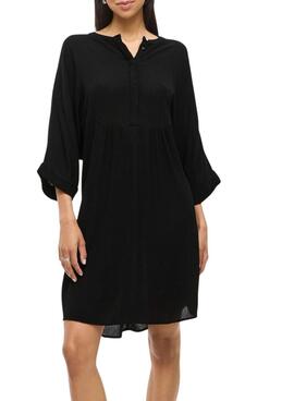 Vestido Vila Vipaliva negro para mujer