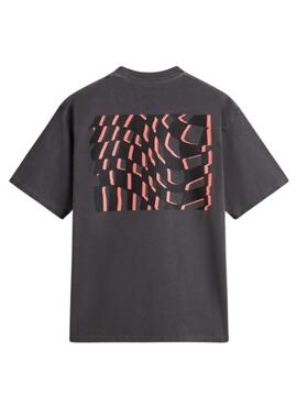 Camiseta Vans Warp gris para hombre