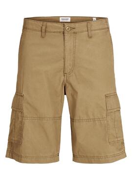 Bermudas Jack and Jones Mateo camel para hombre