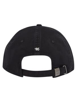 Gorra Tommy Hilfiger Flag Soft negro para hombre