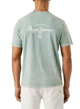 Camiseta Pepe Jeans Terell verde para hombre