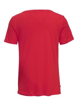 Camiseta Tommy Jeans Soft Scarlet Mujer