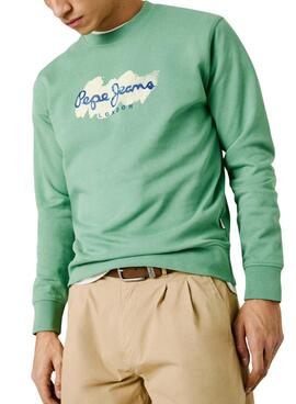 Sudadera Pepe Jeans Milton verde para hombre