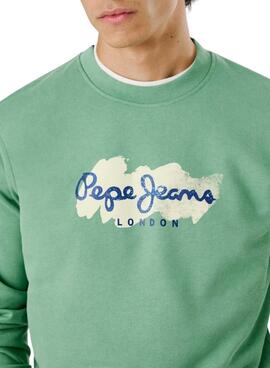 Sudadera Pepe Jeans Milton verde para hombre