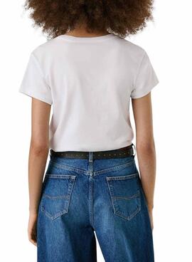 Camiseta Pepe Jeans Ava blanco para mujer
