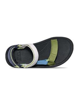 Sandalias Teva Hurricane verde para niño y niña