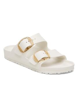 Sandalias Birkenstock Arizona Big Buckle blanco para mujer