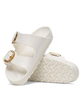 Sandalias Birkenstock Arizona Big Buckle blanco para mujer