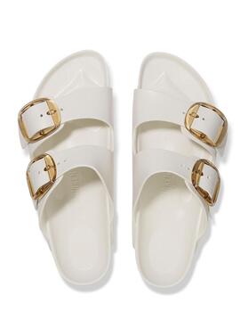 Sandalias Birkenstock Arizona Big Buckle blanco para mujer